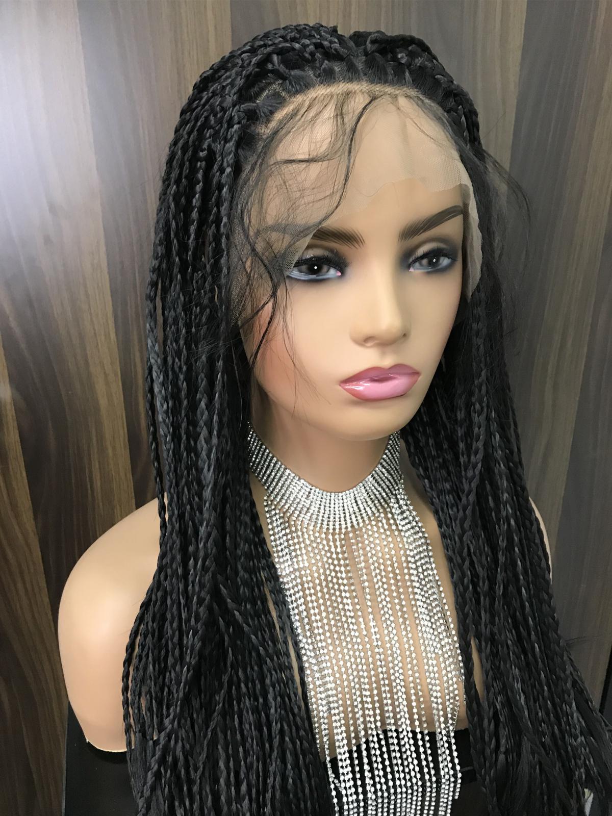 Long Hand Braid Lace Front Wig -Eve - Home - WigsGal