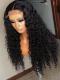 Human Hair Full Lace Wig Curly Ash Brown