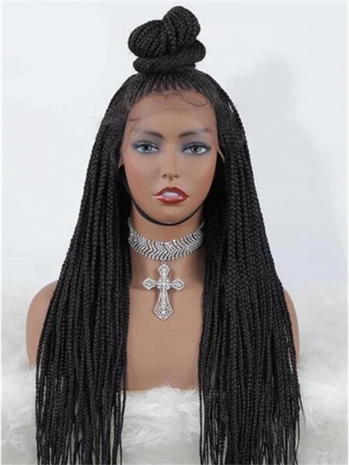 Lace Front Wig Long Box Braid Wig Irene Home Wigsgal