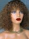 Dark Golden Brown Bouncy Wig With Bang-TTC002